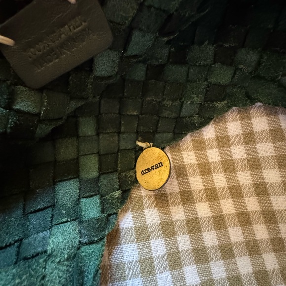 Dragon Diffusion Santa Croce Big woven leather tote - Picture 4 of 4